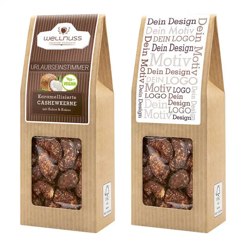 Karamellisierte Cashewkerne mit Kokos & Kakao +vegan+