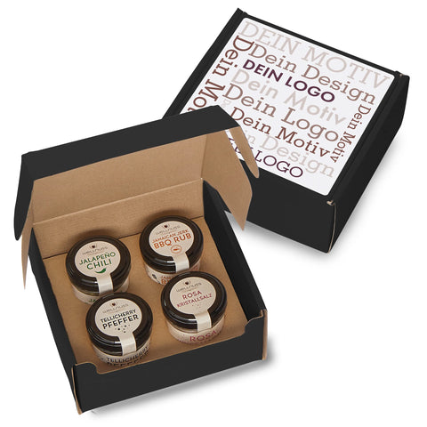 4 Gourmet Gewürze im Geschenkkarton