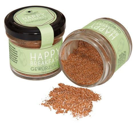 Gourmetgewürze im Glas - Happy Breakfast Gewürzsalz - wellnuss Premium Präsente
