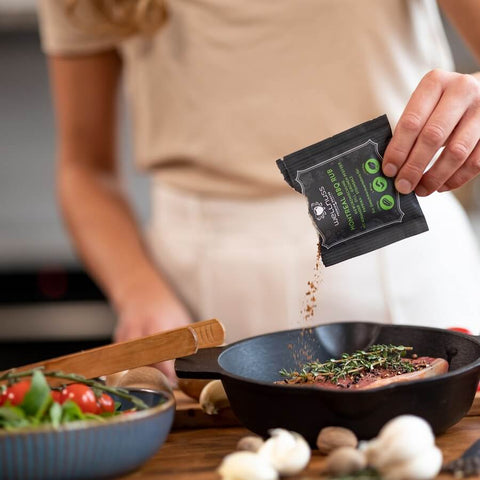 8 Stück Portionsbeutel Montreal BBQ Rub (8x10g) - wellnuss Premium Präsente