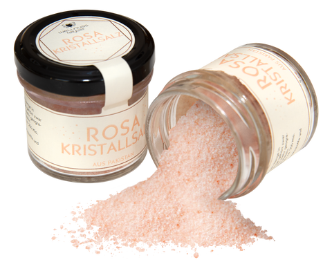 Gourmetgewürze im Glas - Rosa Kristallsalz - wellnuss Premium Präsente