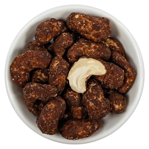 Karamellisierte Cashewkerne mit Kokos & Kakao +vegan+