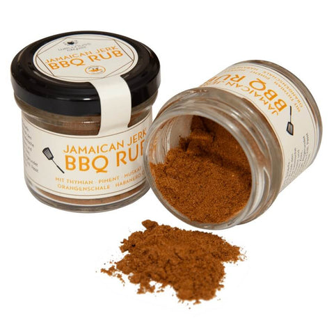 Gourmetgewürze im Glas - Jamaican Jerk BBQ Rub - wellnuss Premium Präsente