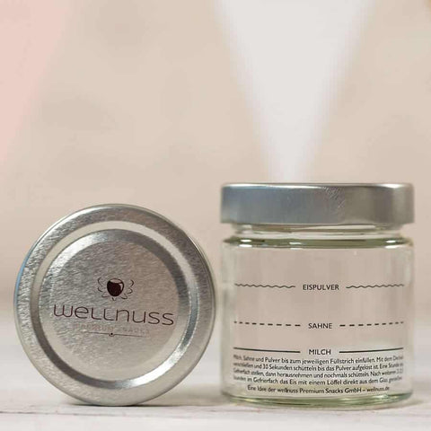 Mixglas für Eispulver - wellnuss Premium Präsente