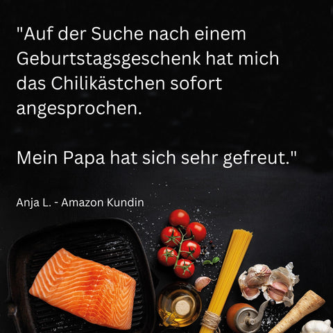 Geschenkset mit 4 Chilisorten im edlen Geschenkkarton - wellnuss Premium Präsente