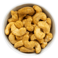 Goldgräber Cashewkerne mit Curry-Gewürz. Ofengeröstete Cashews mit würziger Note – ein einzigartiger Snack für Feinschmecker.