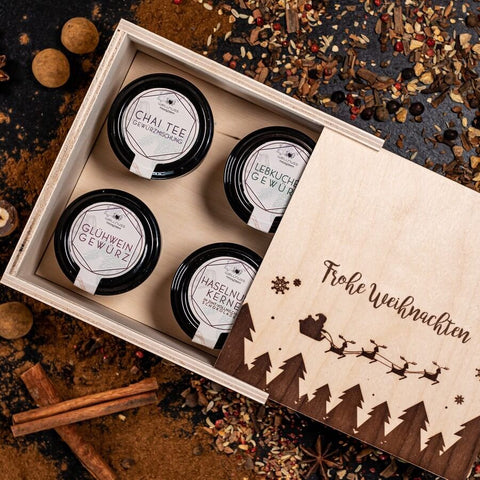 Gourmetkästchen Weihnachtsedition - wellnuss Premium Präsente