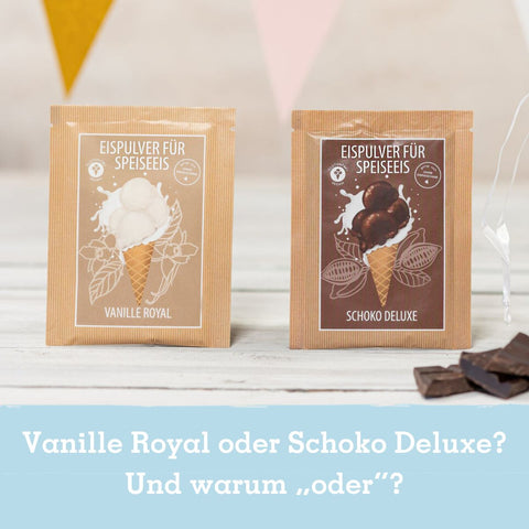 Eispulver in der Klappkarte - wellnuss Premium Präsente