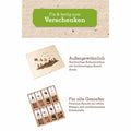 "Limitierte Weihnachtsedition" - 8 Weihnachts-Snacks in der Birkenholzbox - wellnuss Premium Präsente