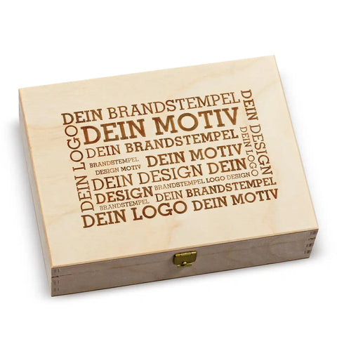 2 Premium Snacks in der Birkenholzbox