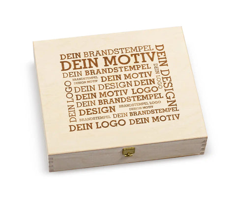 3 Premium Snacks in der Birkenholzbox