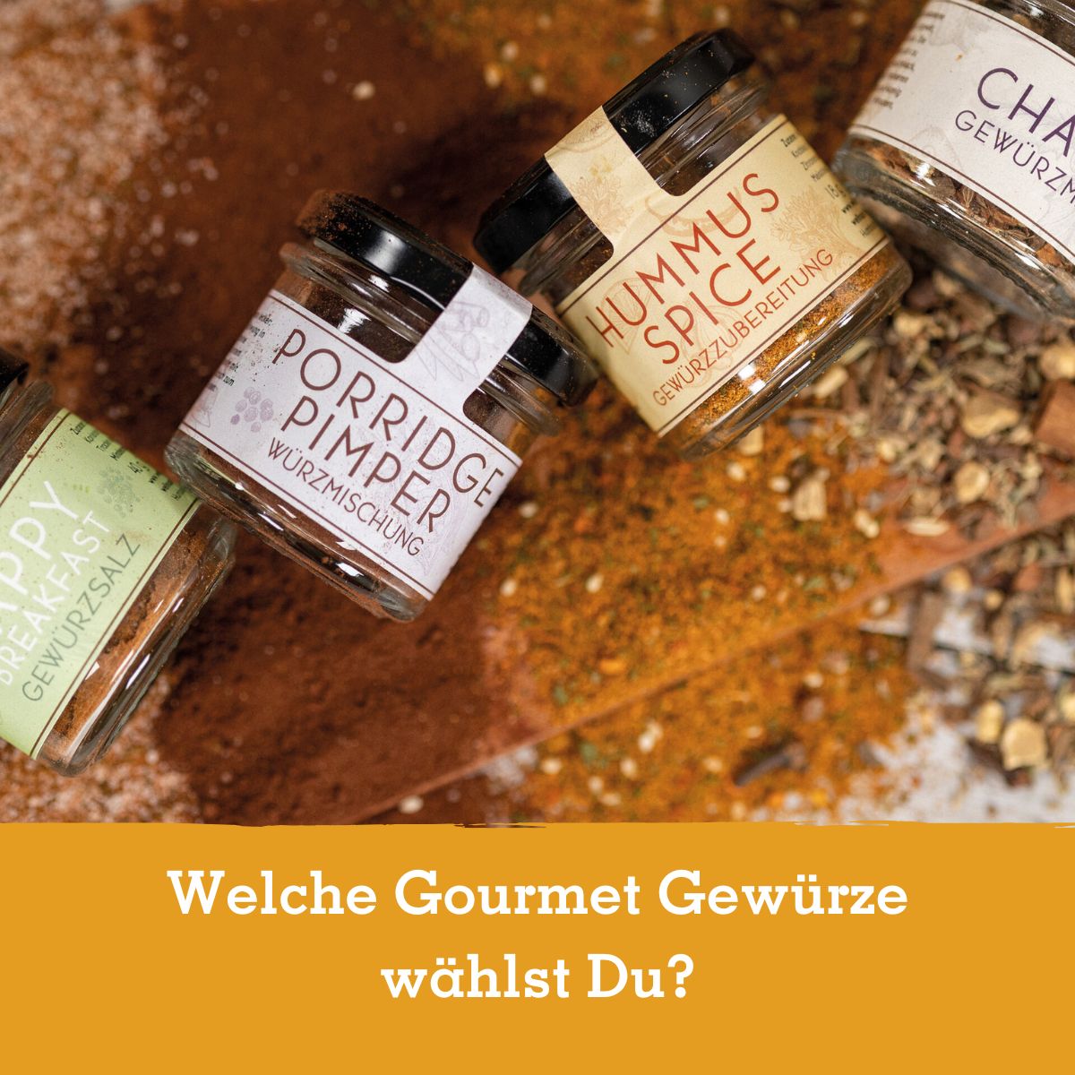 3 Gourmet Gewürze im Geschenkkarton