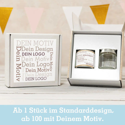 Eismixglas & Eispulver im Geschenkkarton