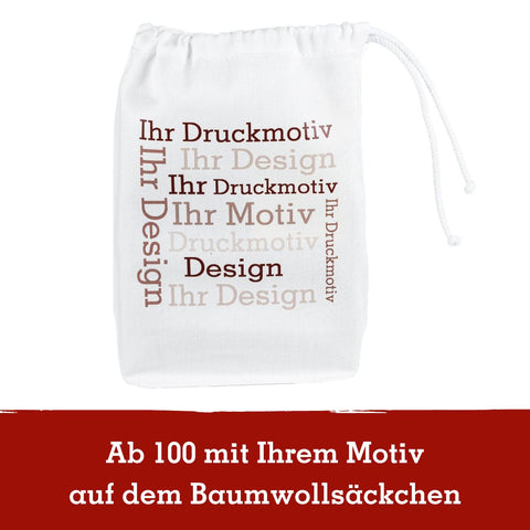 2 Weihnachts-Snacks im Baumwollsäckchen - wellnuss Premium Präsente