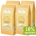 Viererpack Maxi Faltschachtel Oster Kokosmandeln mit weißer Schokolade, 175g, mit 16% Rabatt.