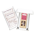 1 Premium Snack im Geschenkkarton mit individuell gestaltbarem Design. Hochwertige Nussmischung in stilvoller Verpackung, ideal als Geschenk.