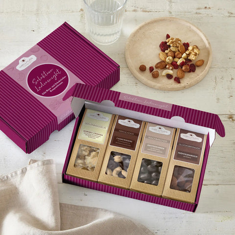 4 Premium Snacks im Geschenkkarton Ladiesnight