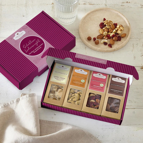 4 Premium Snacks im Geschenkkarton Ladiesnight