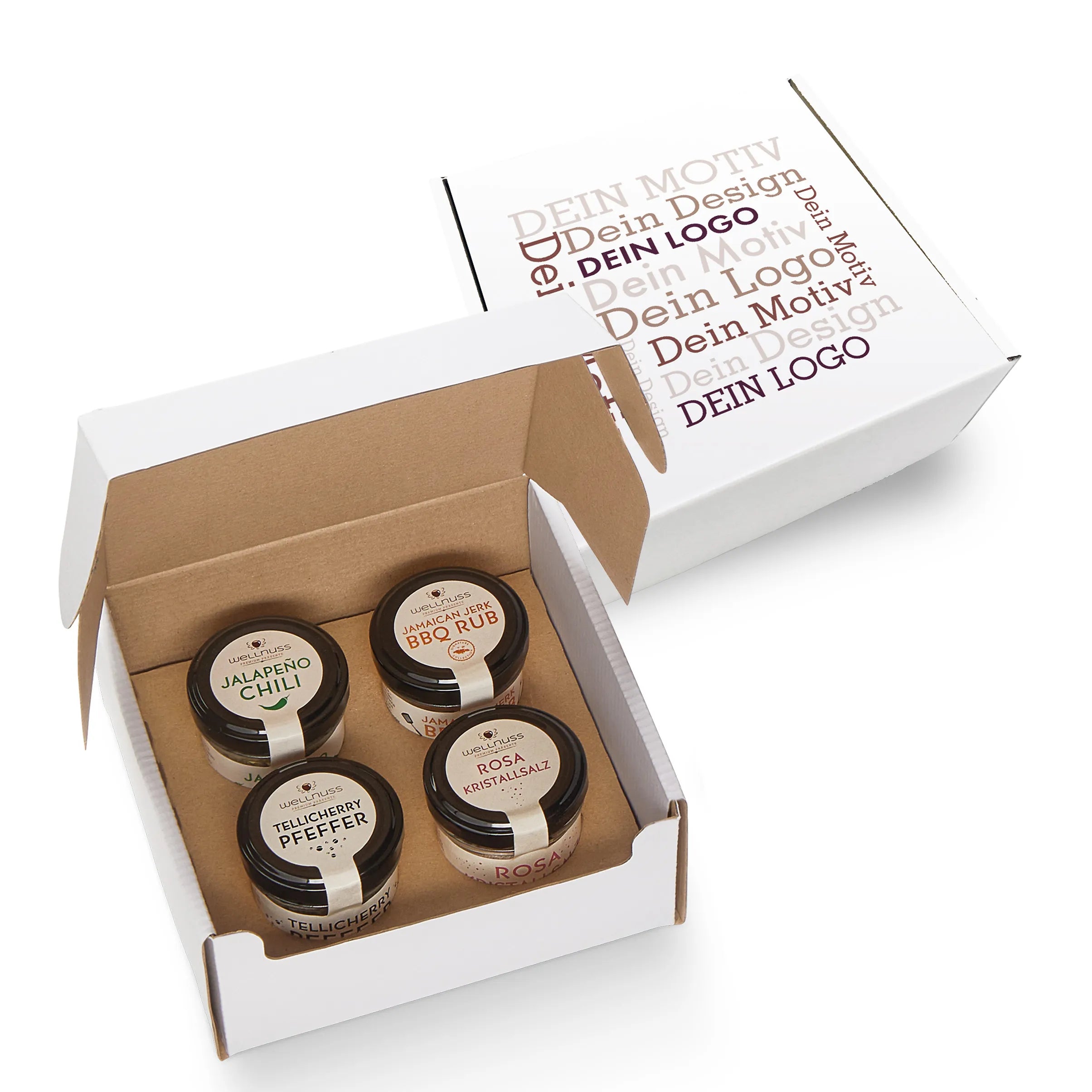 4 Gourmet Gewürze Geschenkbox