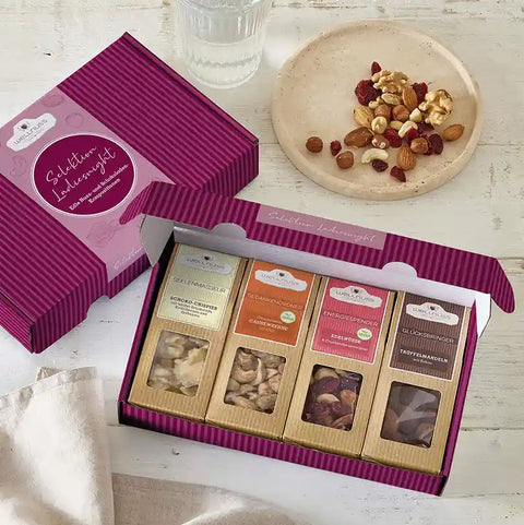 4 Premium Snacks im Geschenkkarton Ladiesnight