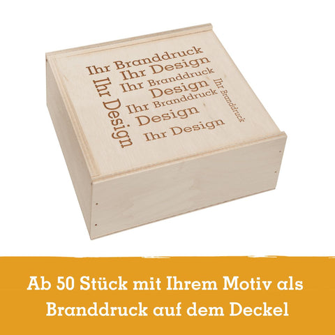 3 Gourmet Gewürze im Gourmetkästchen aus Birkenholz - wellnuss Premium Präsente