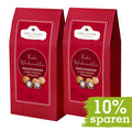 Maxi Faltschachtel - Weihnachts Edition - Haselnusskerne in Vollmilch-Zimt - 175g - wellnuss Premium Präsente