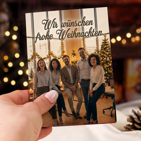 Glühwein- oder Lebkuchengewürz in der Klappkarte