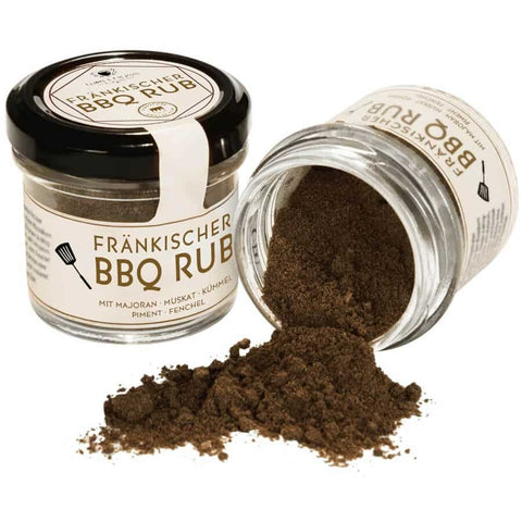 Gourmetgewürze im Glas - Fränkischer BBQ Rub - wellnuss Premium Präsente