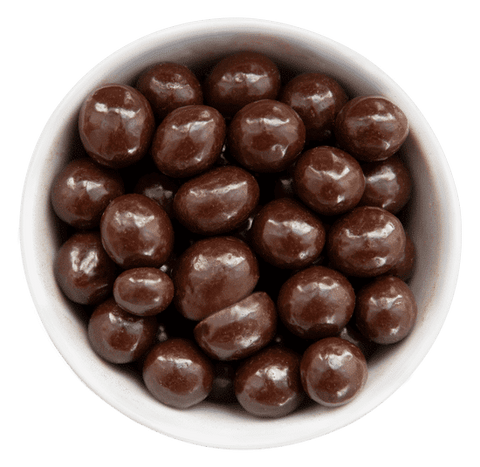 Wachmacher - Kaffeebohnen mit Zartbitterschokolade umhüllt (300 g) - wellnuss Premium Präsente
