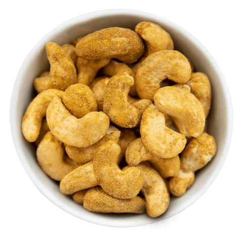 Ofengeröstete Cashewkerne mit Curry - wellnuss Premium Präsente