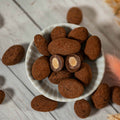 Oster Edition - Mandelkerne in Vollmilchschokolade mit Kakao (70 g) - wellnuss Premium Präsente
