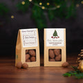 Weihnachts Edition - Trüffelmandeln mit Kakao in der Mini-Faltschachtel - wellnuss Premium Präsente