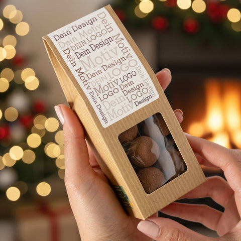 Weihnachts Edition - Haselnusskerne in Zimtvollmilch in der Faltschachtel