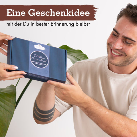 Geschenkkarton Herrenabend mit 4 Premium Snacks - wellnuss Premium Präsente