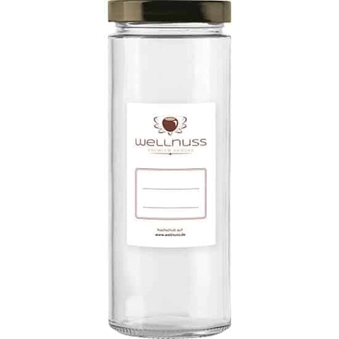 Vorratsglas 1062 ml mit Schraubverschluss - wellnuss Premium Präsente
