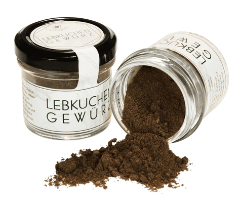 Weihnachtsgewürze im Glas - Lebkuchengewürz - wellnuss Premium Präsente