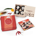 Geschenkset mit 4 Chilisorten im edlen Gourmetkästchen - wellnuss Premium Präsente