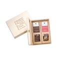 2 Weihnachts-Snacks in der Birkenholzbox - wellnuss Premium Präsente