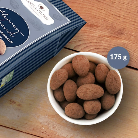 Maxi Faltschachtel - Herrenabend - Trüffelmandeln mit Kakao - 175g